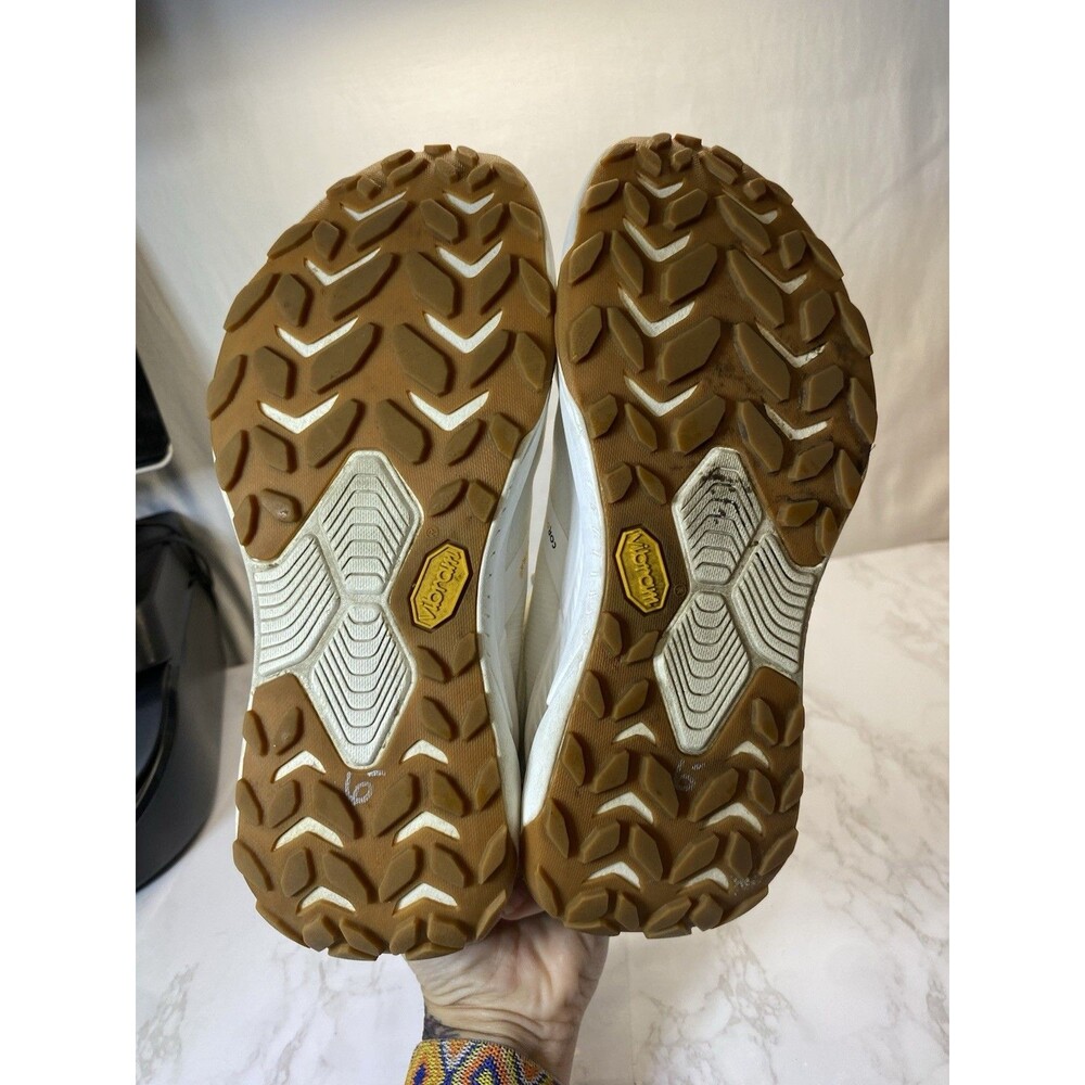 Hoka Transport Women Shoe Sz 8B Wide Casual Lifestyle Walk Gym Eggnog 1164371 - Picture 6 of 6